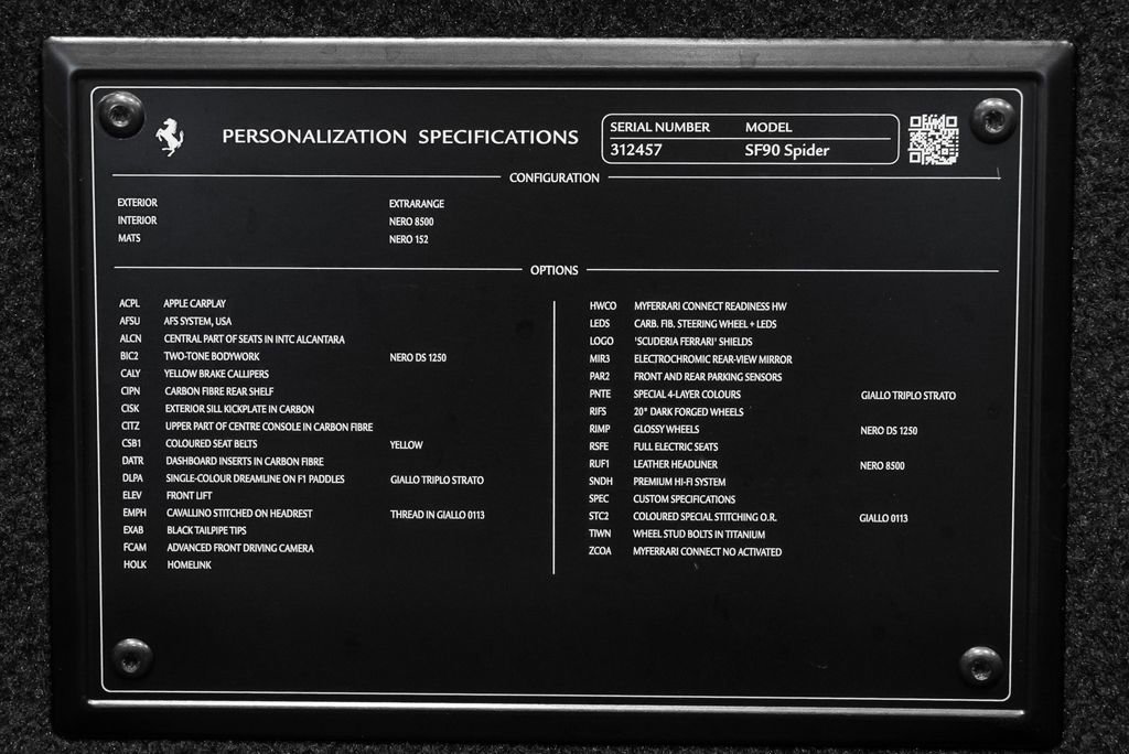 Certified 2025 Ferrari SF90 Spider AWD/4WD image 21