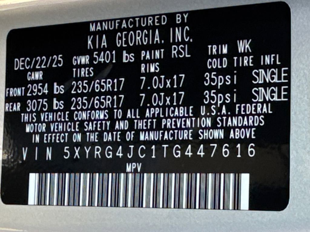 New 2026 Kia Sorento LX image 29