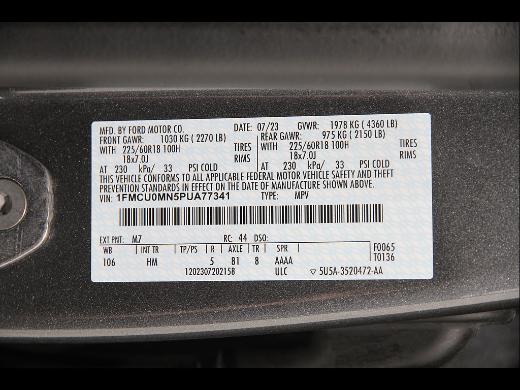 Used 2023 Ford Escape ST-Line w/ Tech Pack #1 FWD image 22