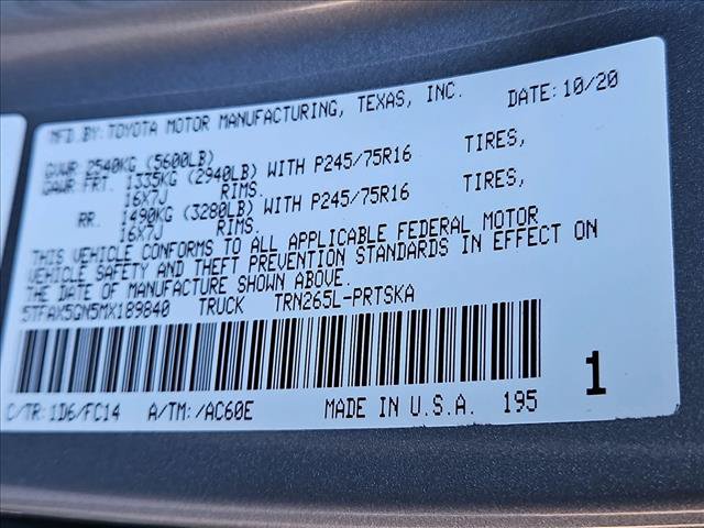 Used 2021 Toyota Tacoma SR5 RWD image 27