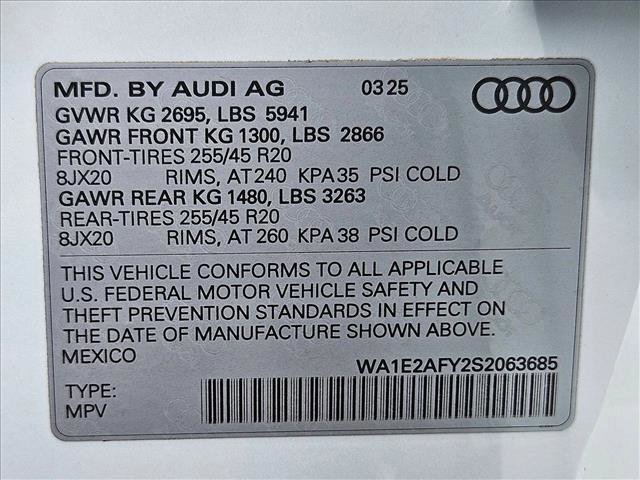 Certified 2025 Audi Q5 e Premium Plus w/ Premium Plus Package AWD/4WD image 30