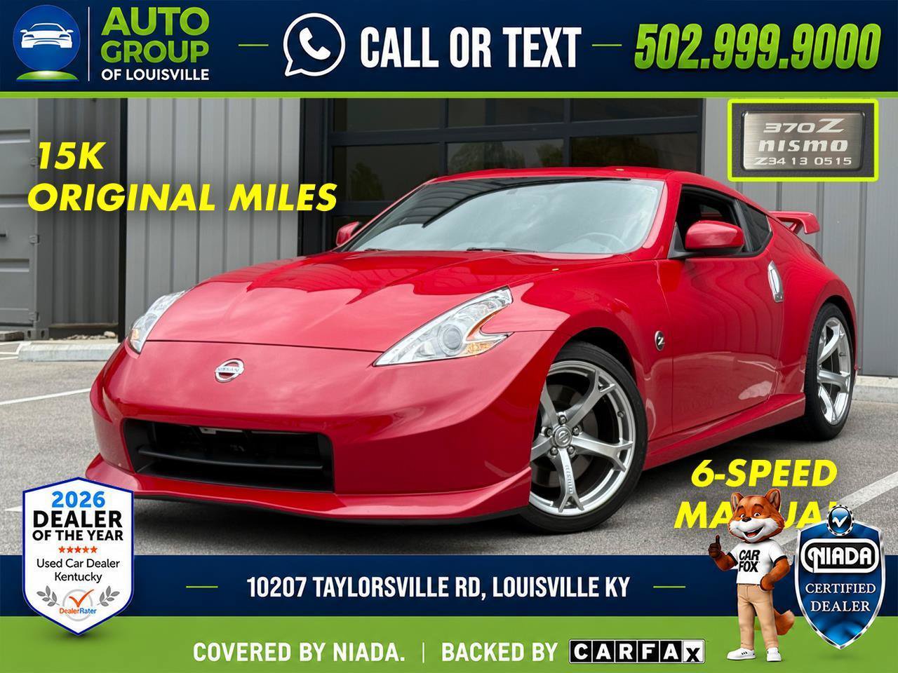 Used 2012 Nissan 370Z NISMO RWD image 1