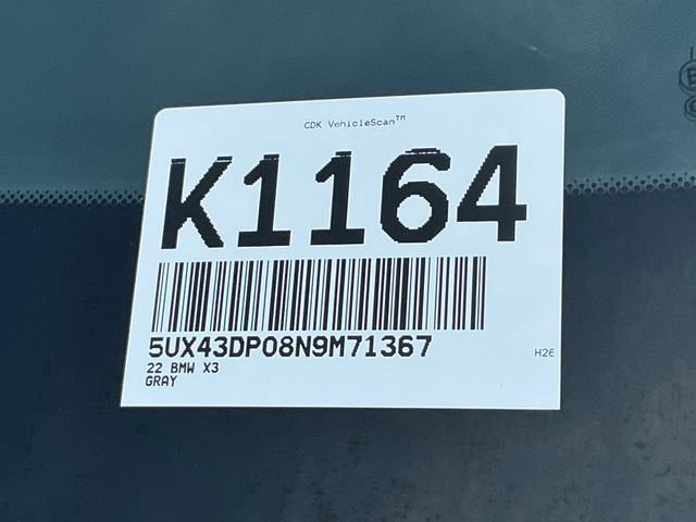 Used 2022 BMW X3 sDrive30i w/ M Sport Package 2 RWD image 34