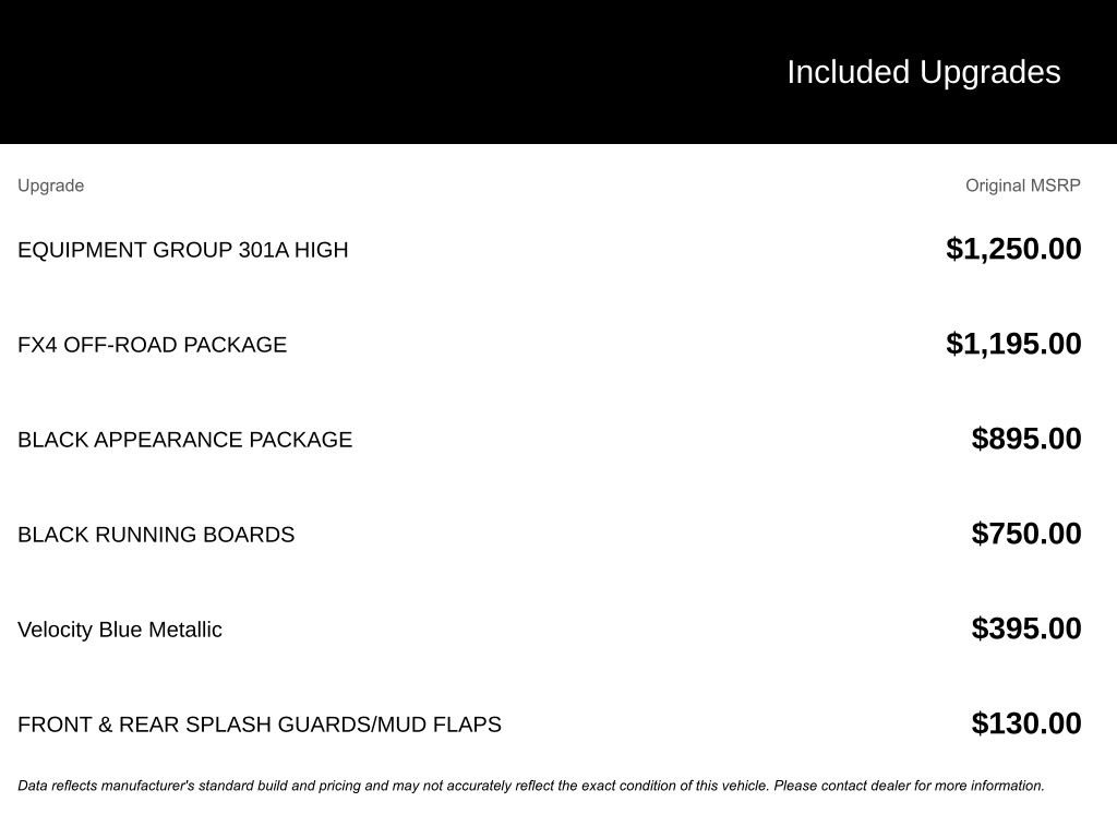 New 2025 Ford Ranger XLT w/ Equipment Group 301A High image 20