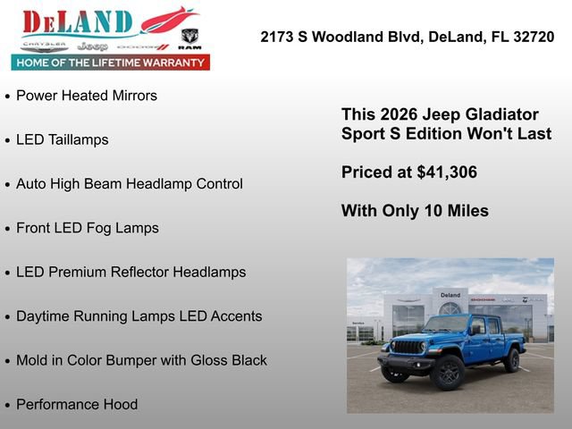 New 2026 Jeep Gladiator Sport AWD/4WD image 32