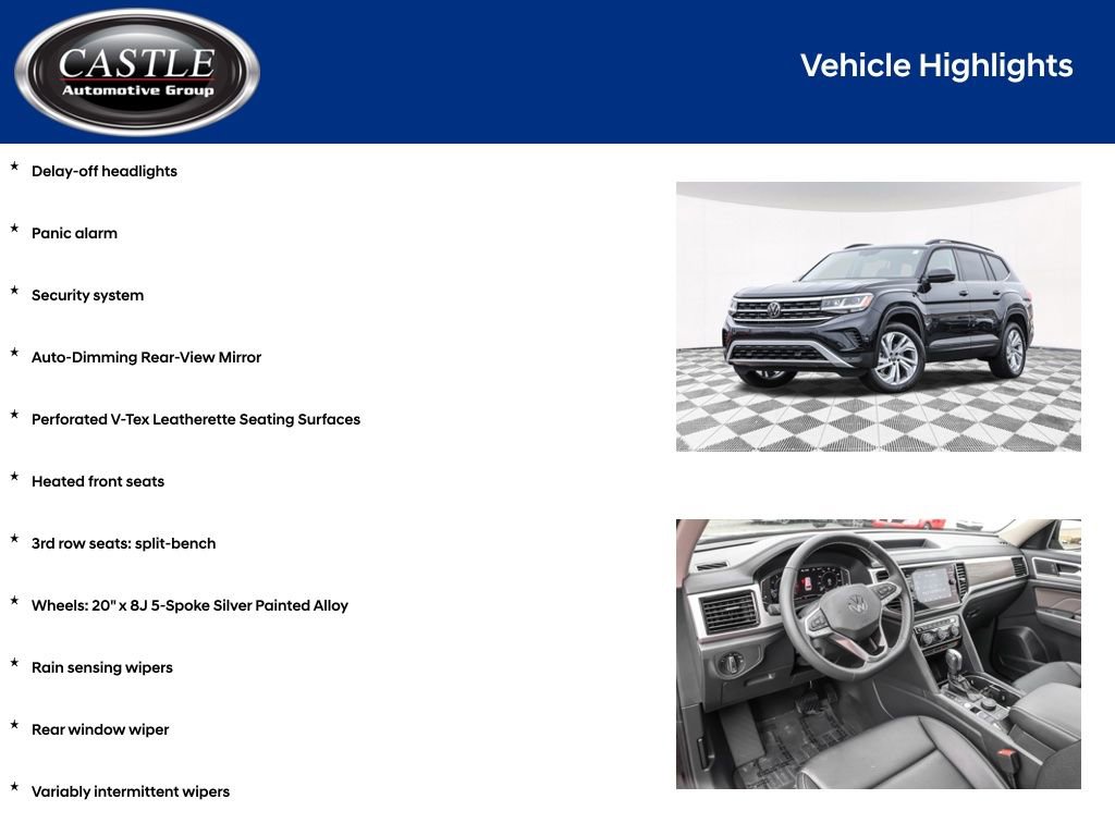 Used 2023 Volkswagen Atlas SE w/ Panoramic Sunroof Package image 7