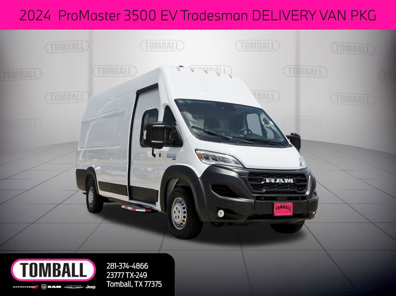 Used 2024 RAM ProMaster 3500 w/ Delivery Van Package