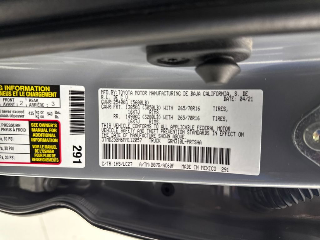 Used 2021 Toyota Tacoma TRD Off-Road w/ TRD Premium Off Road Package image 27