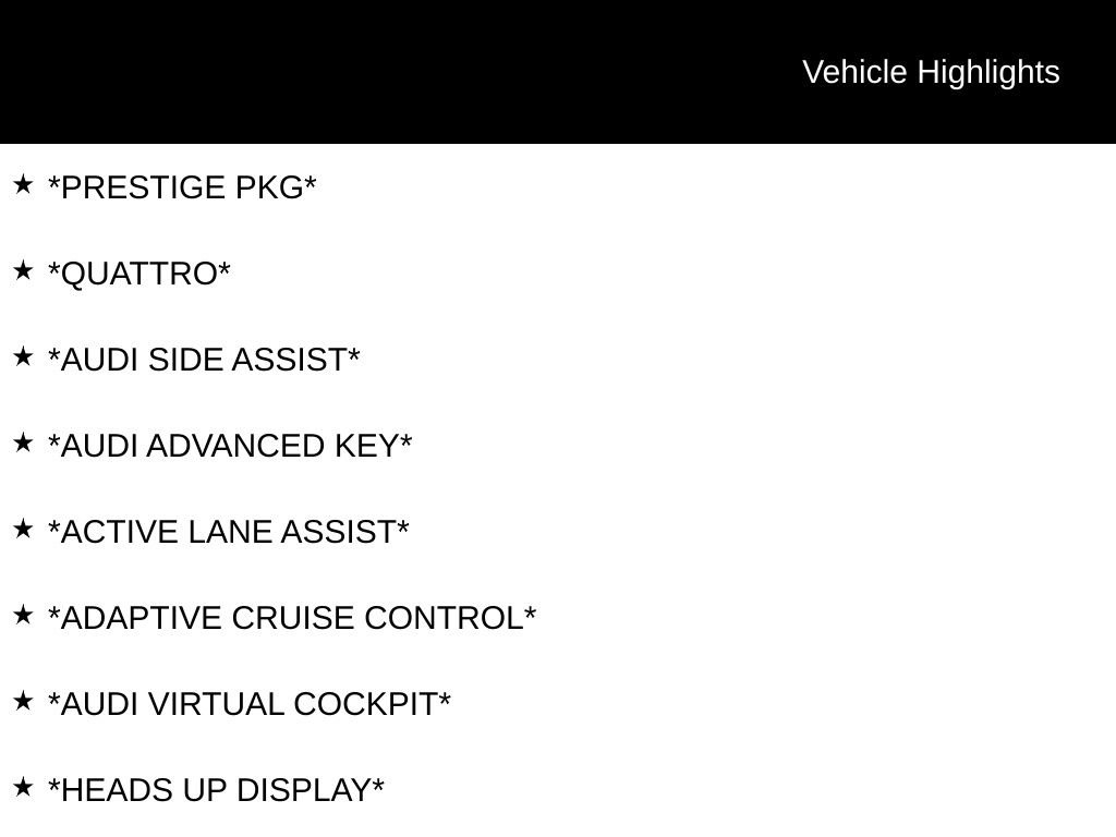 Used 2018 Audi A4 2.0T allroad Prestige w/ Prestige Package