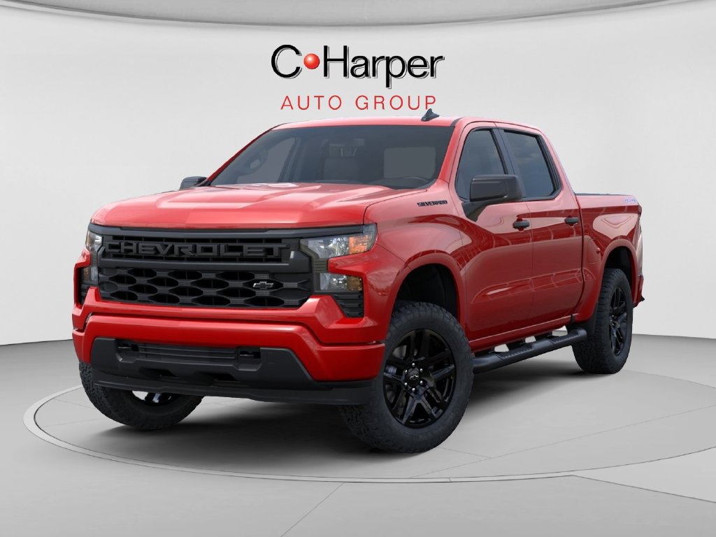 New 2026 Chevrolet Silverado 1500 Custom w/ LPO, Dark Essentials Package AWD/4WD image 6