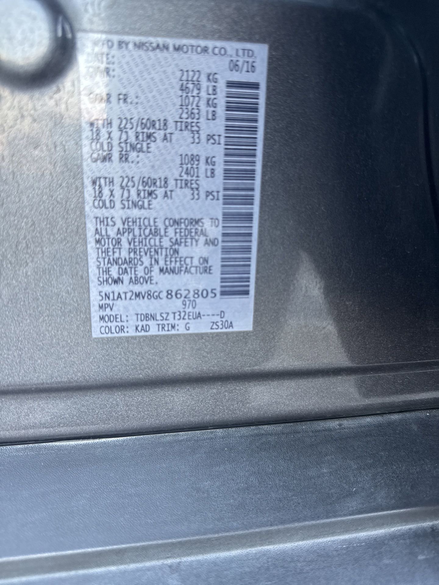 Used 2016 Nissan Rogue SL w/ SL Premium Package image 12