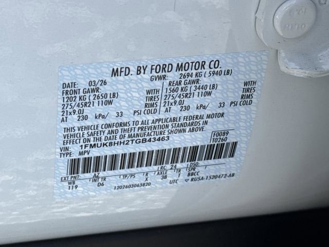 New 2026 Ford Explorer Platinum image 44