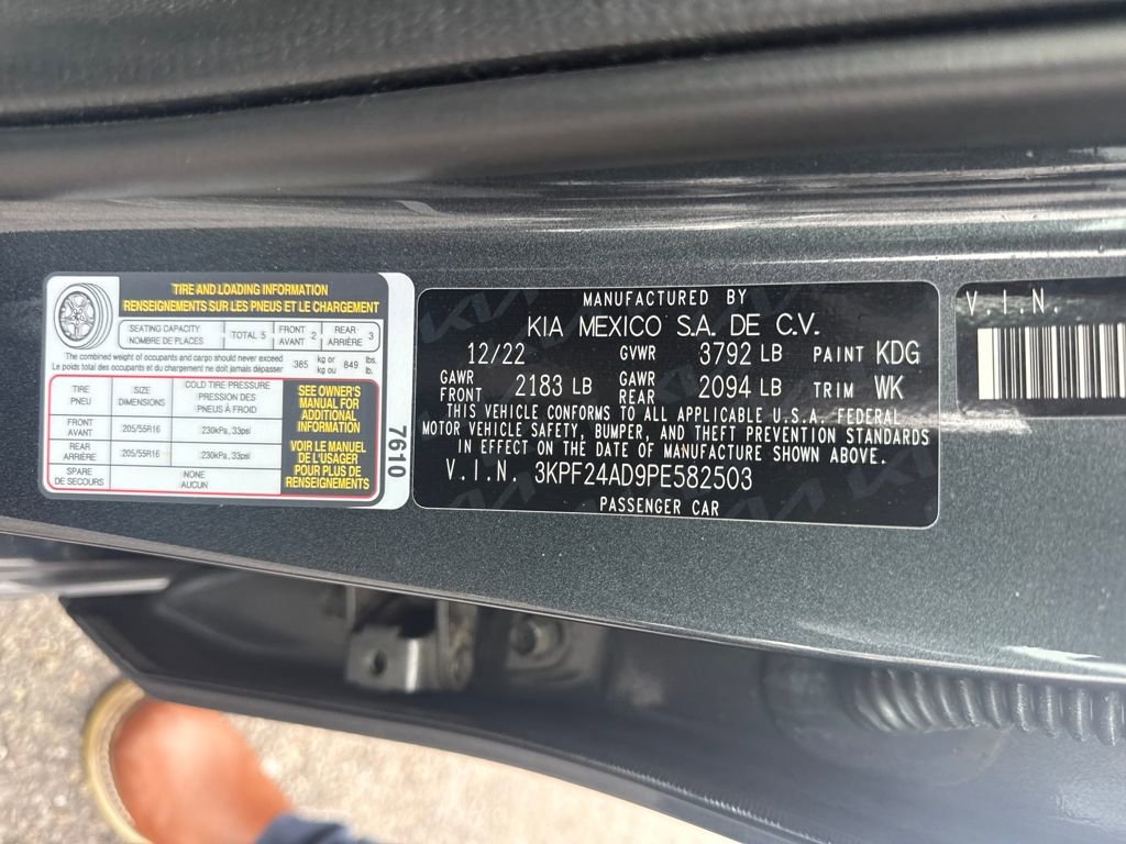 Certified 2023 Kia Forte LXS w/ LXS Technology Package image 26