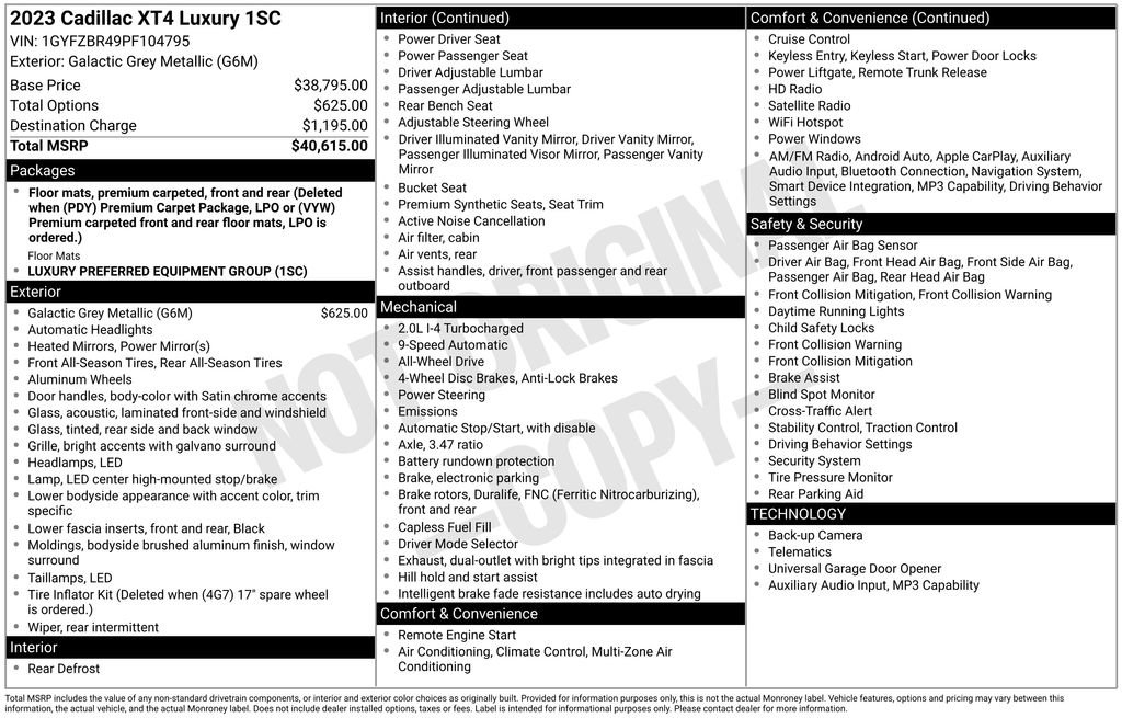 Used 2023 Cadillac XT4 Luxury image 6