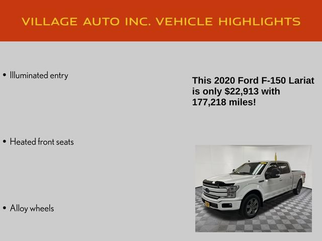 Used 2020 Ford F150 Lariat w/ Equipment Group 502A Luxury AWD/4WD image 35