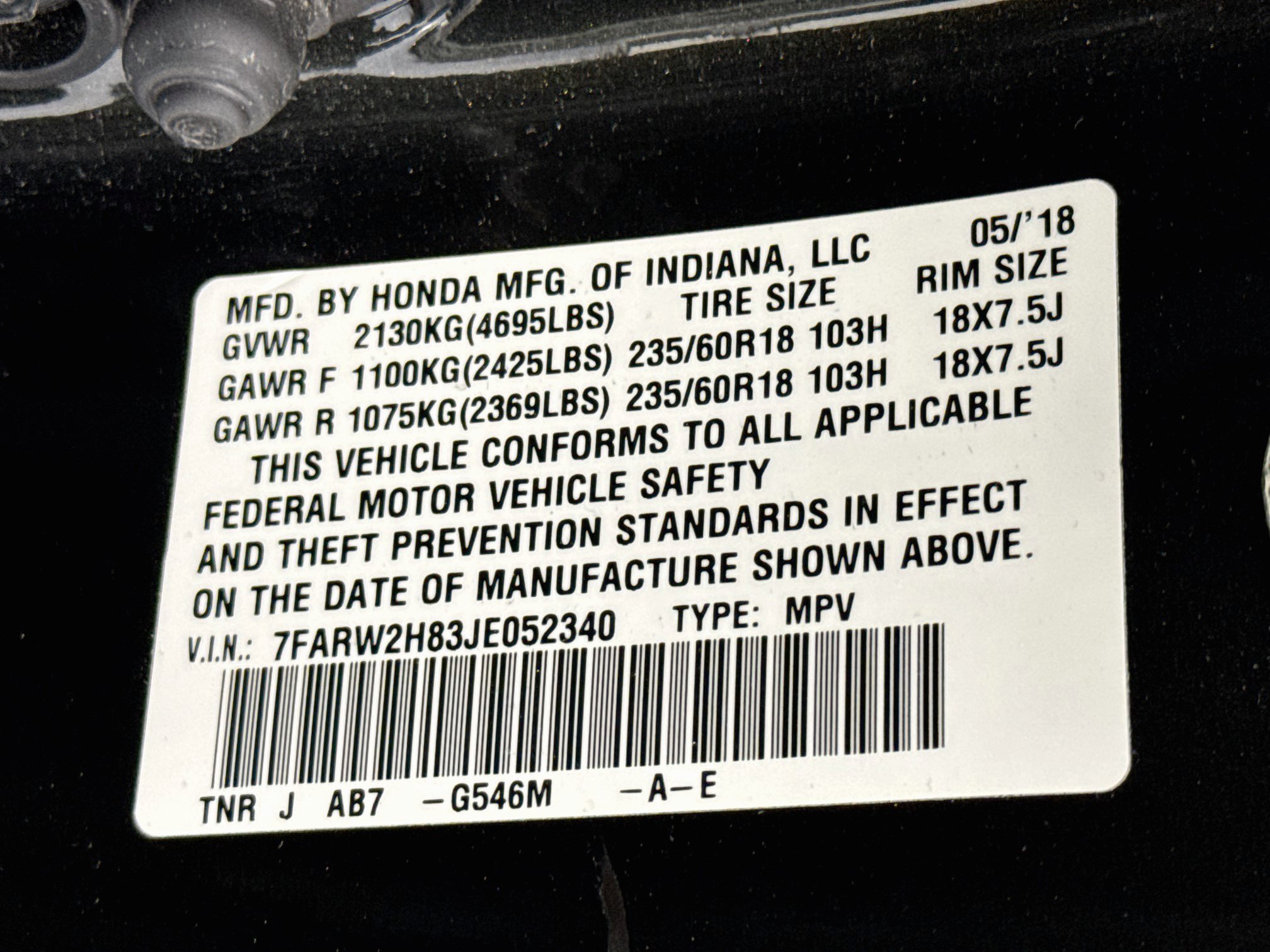 Certified 2018 Honda CR-V EX-L image 31
