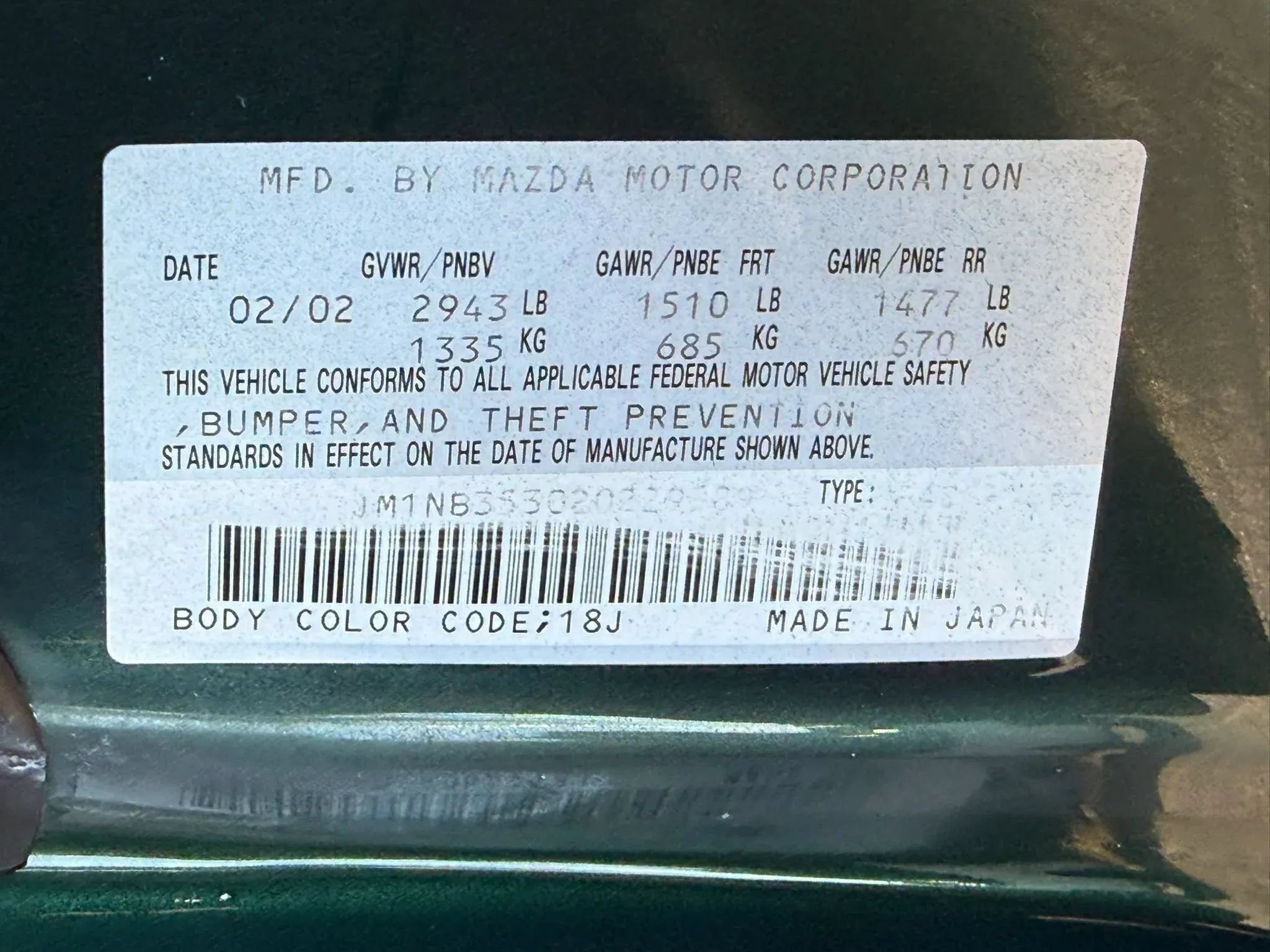 Used 2002 MAZDA MX-5 Miata LS RWD image 39