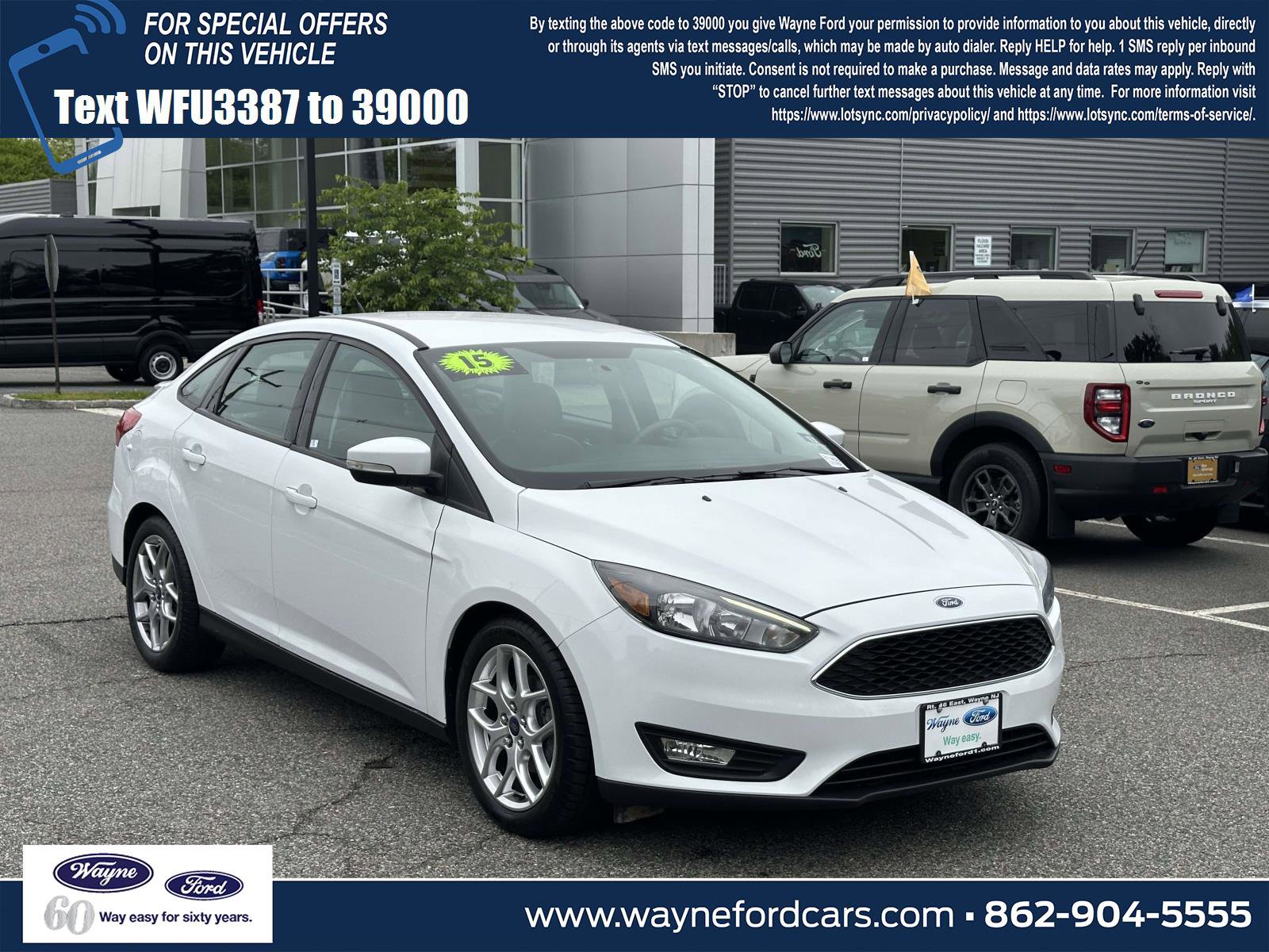 Used 2015 Ford Focus SE w/ Equipment Group 201A