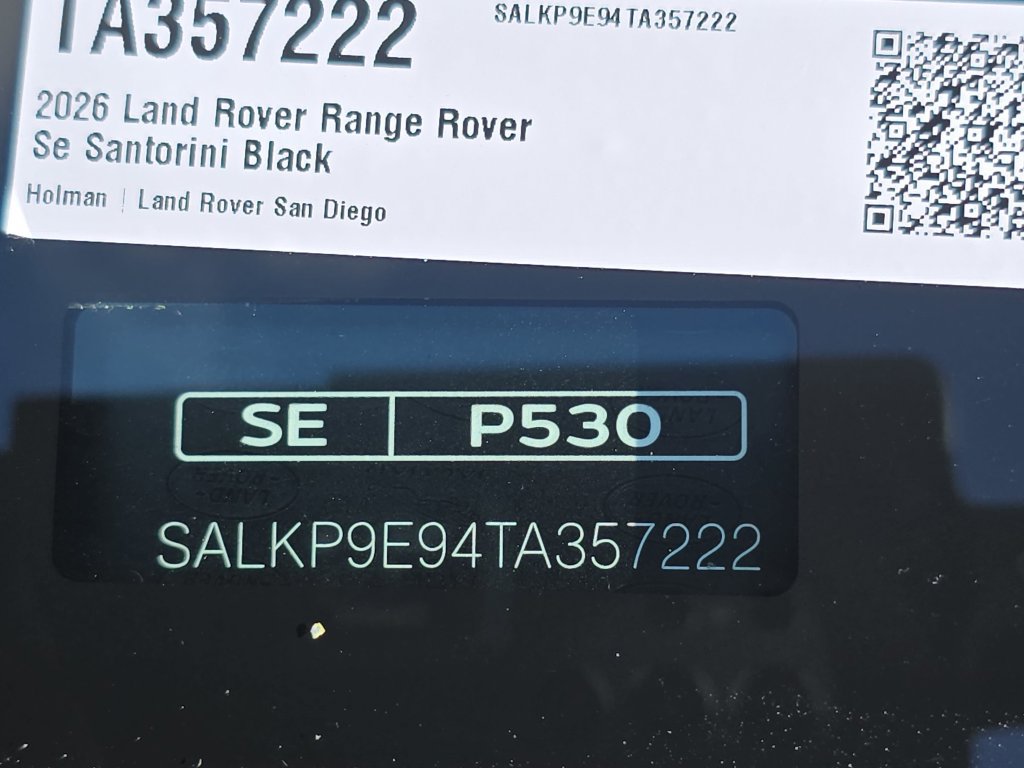 New 2026 Land Rover Range Rover SE AWD/4WD image 37