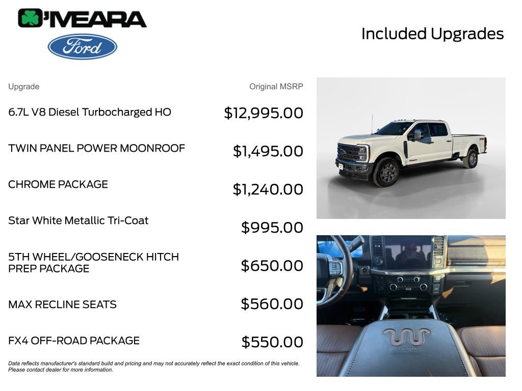 Used 2025 Ford F350 King Ranch w/ Chrome Package image 4