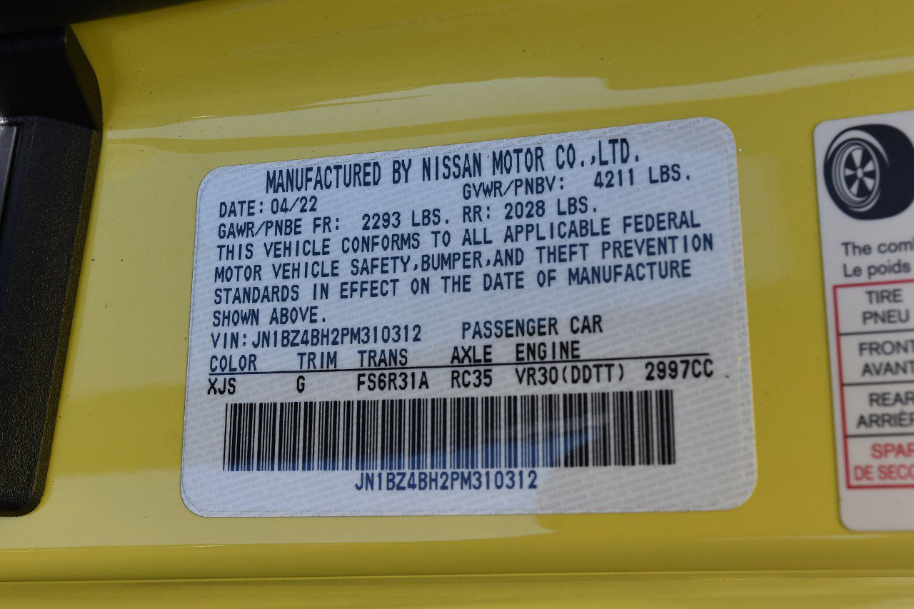 Used 2023 Nissan Z w/ Floor Mat Package (L93) image 14