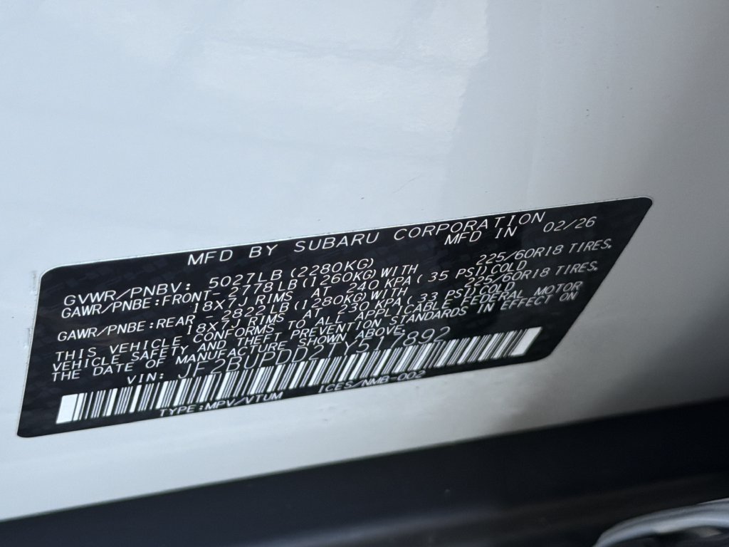 Used 2026 Subaru Outback Limited AWD/4WD image 37