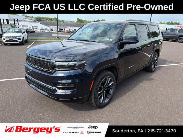 Certified 2025 Jeep Grand Wagoneer L Series III w/ Rear Seat Video Group 1 AWD/4WD image 1