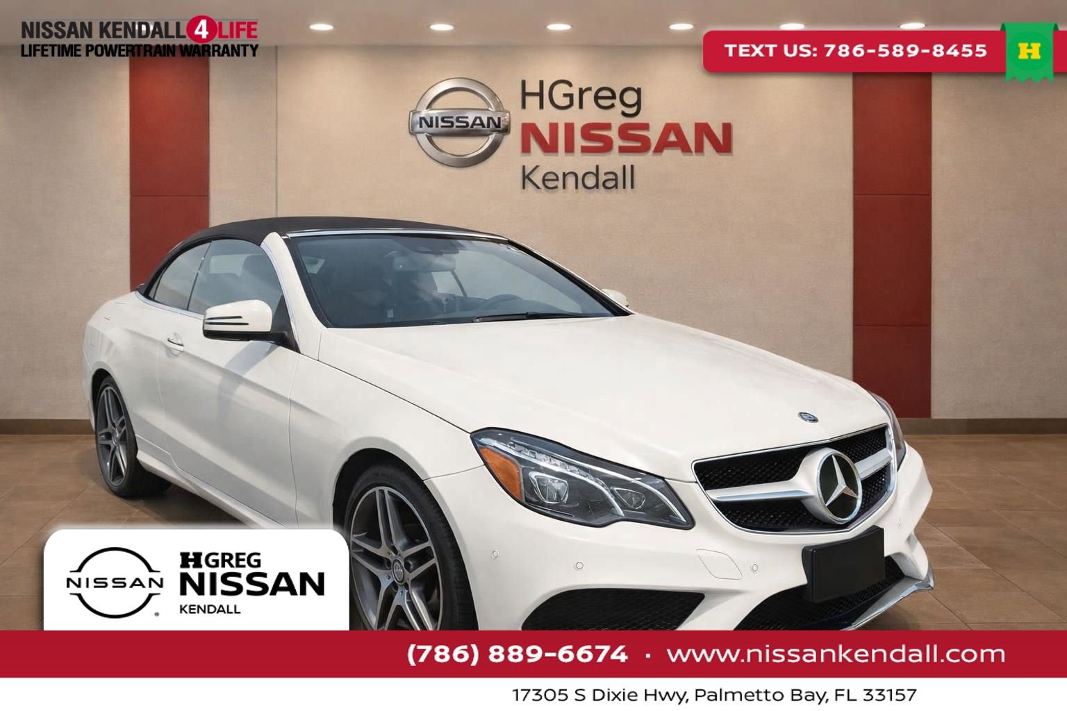 Used 2017 Mercedes-Benz E 400 Cabriolet w/ Premium 2 Package image 1