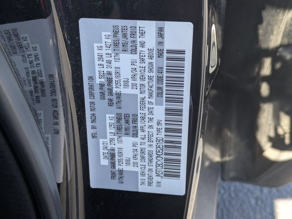 Used 2021 MAZDA CX-9 Touring w/ Touring Premium Package AWD/4WD image 12