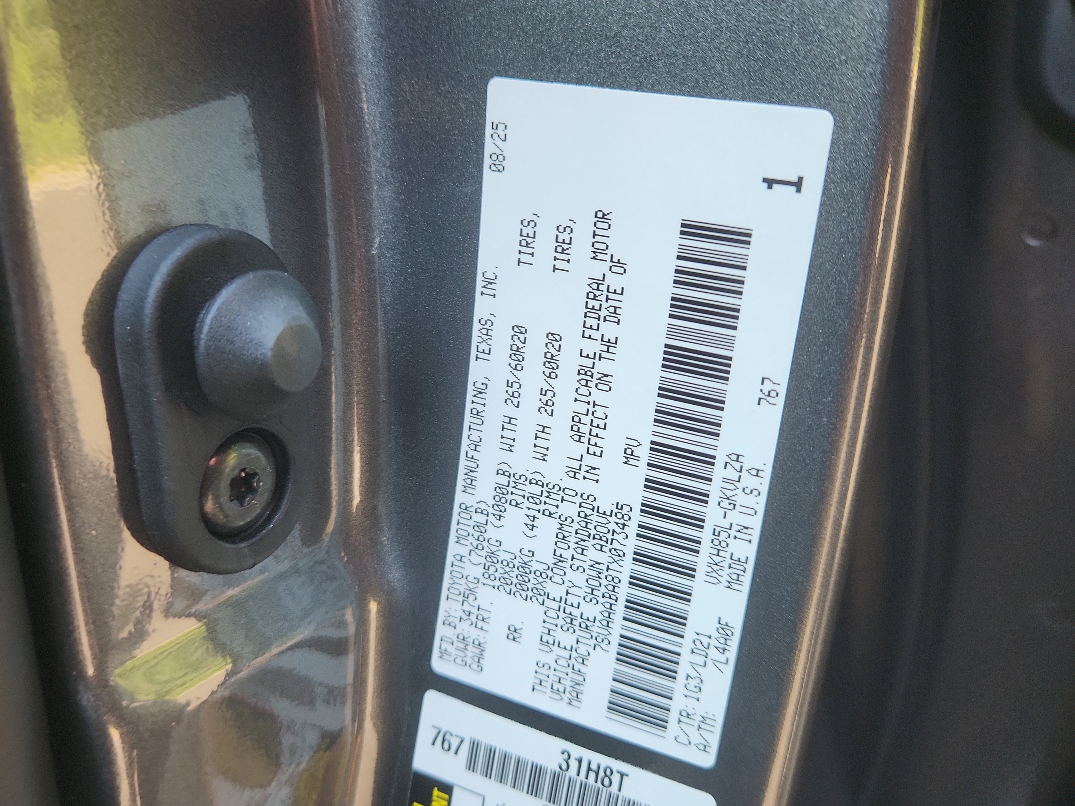 New 2026 Toyota Sequoia Limited image 12