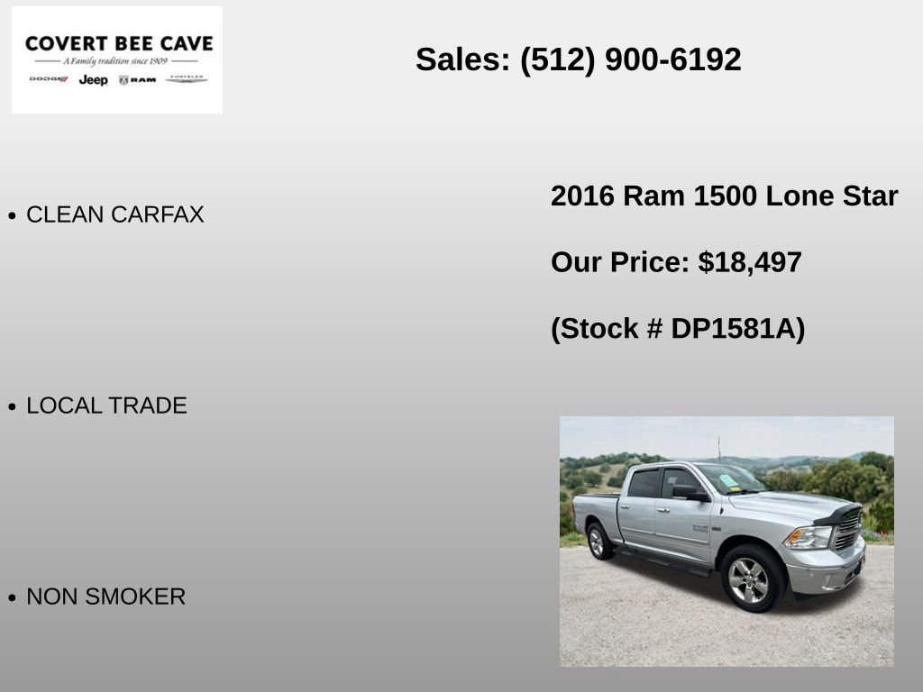 Used 2016 RAM 1500 Lone Star RWD image 6