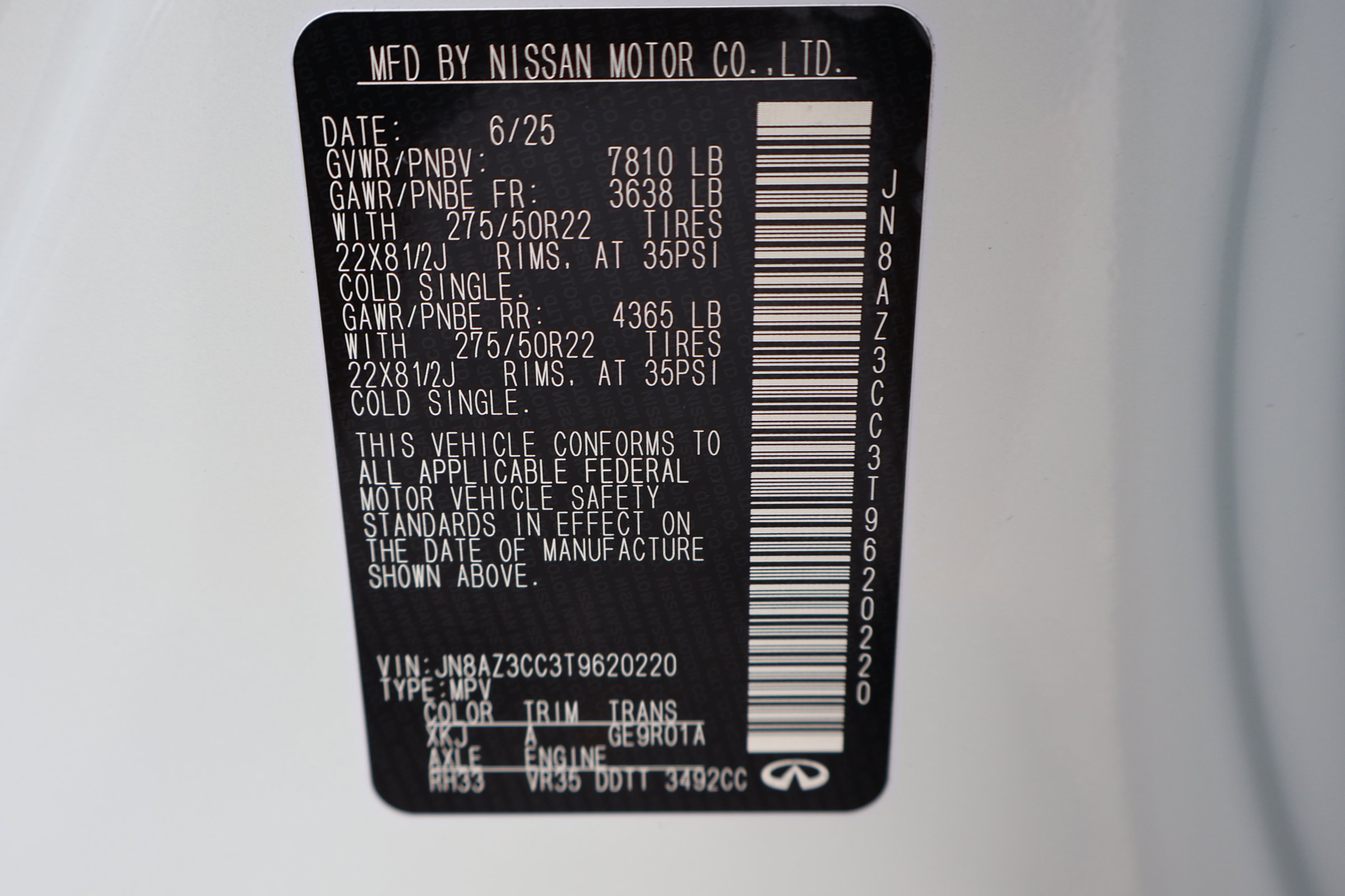 New 2026 INFINITI QX80 Autograph image 32