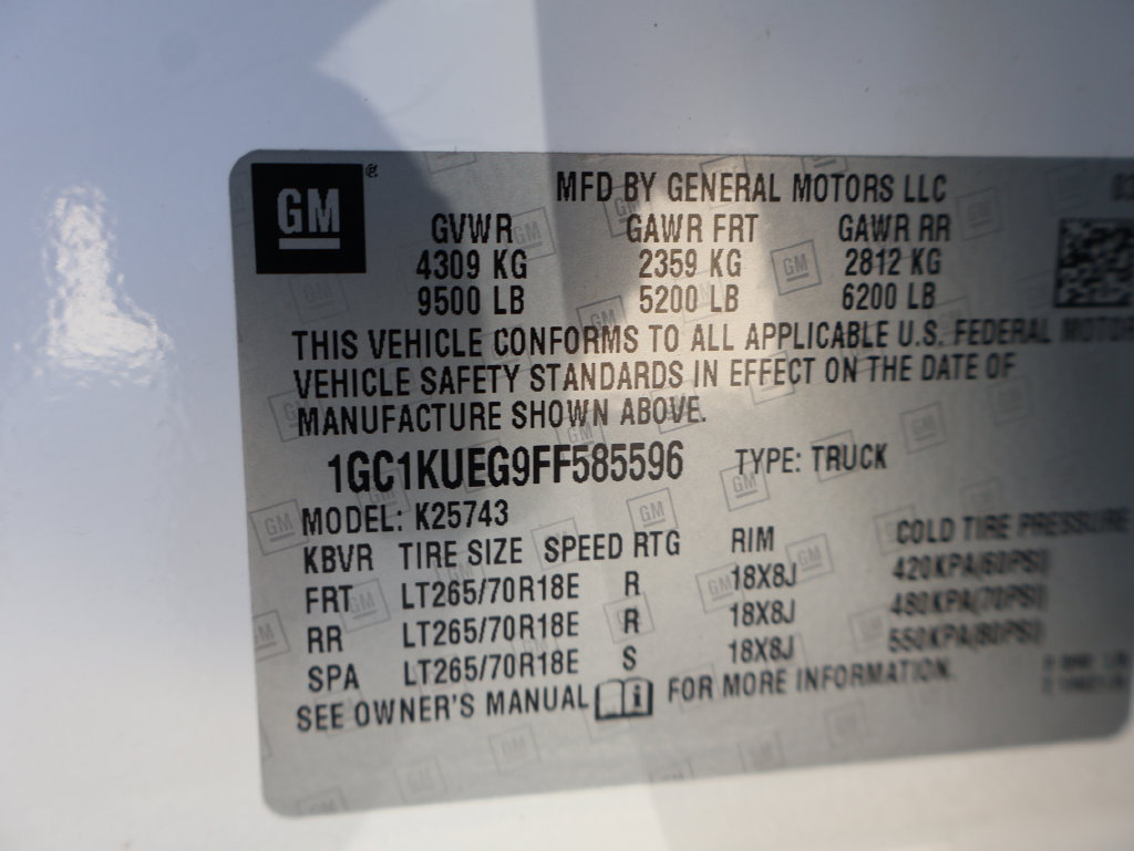 Used 2015 Chevrolet Silverado 2500 W/T w/ WT Convenience Package AWD/4WD image 36
