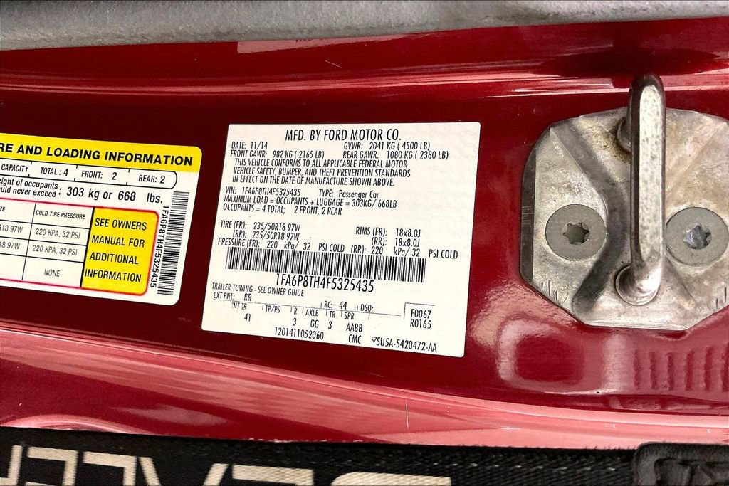 Used 2015 Ford Mustang Premium w/ Equipment Group 201A RWD image 41