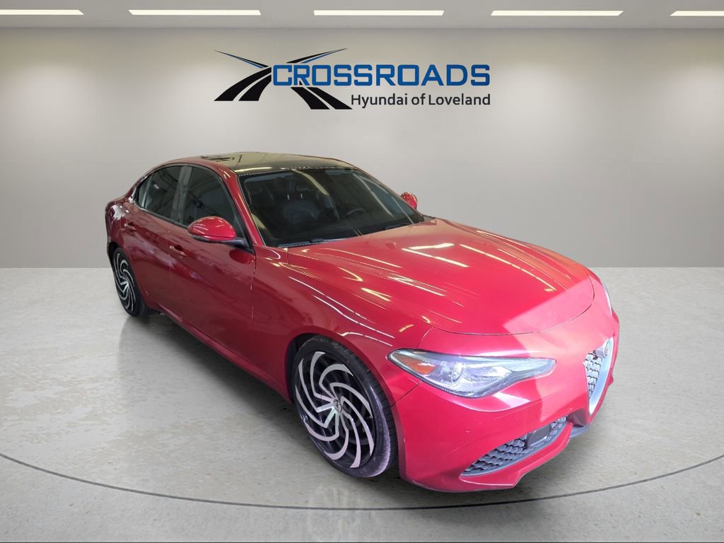 Used 2017 Alfa Romeo Giulia Ti w/ TI 19" Sport Package image 11