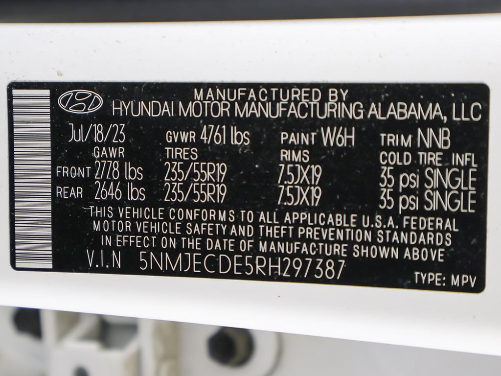 Certified 2024 Hyundai Tucson Limited AWD/4WD image 53