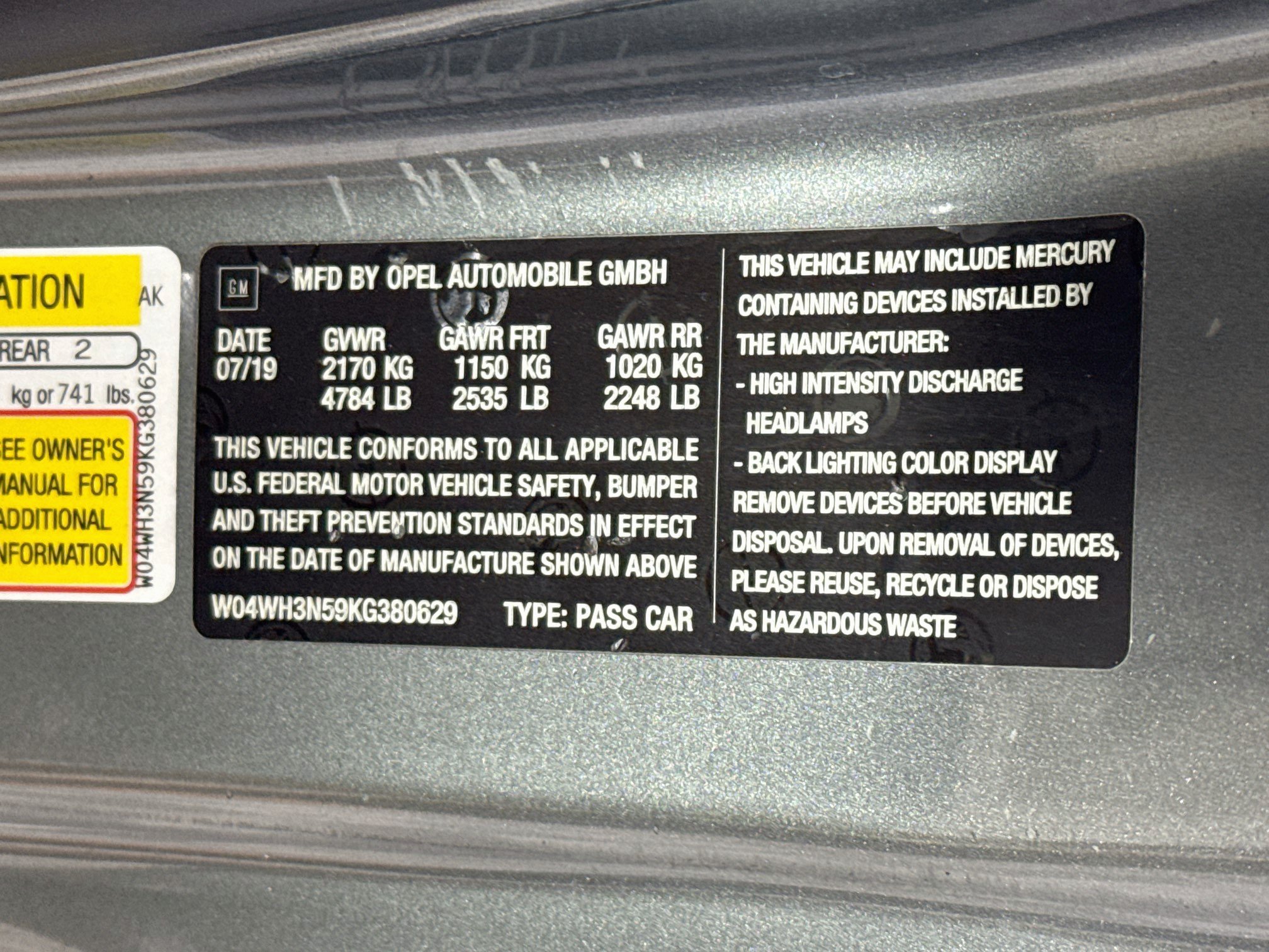 Used 2019 Buick Cascada Premium FWD image 38