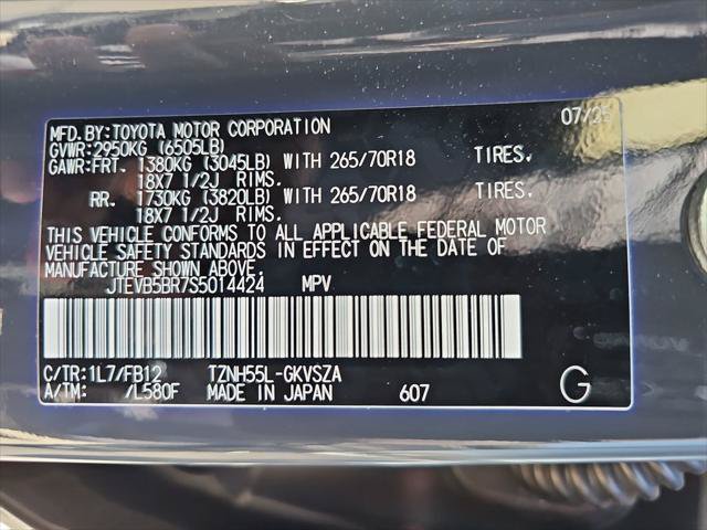 Certified 2025 Toyota 4Runner TRD Off-Road AWD/4WD image 25