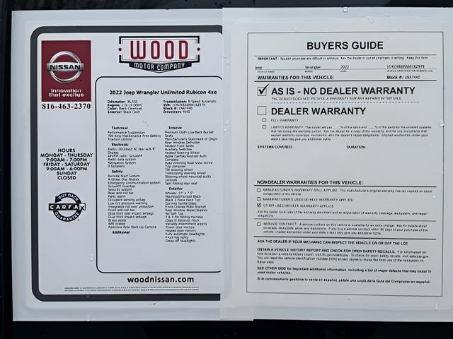 Used 2022 Jeep Wrangler Unlimited Rubicon 4xe w/ Cold Weather Group image 10