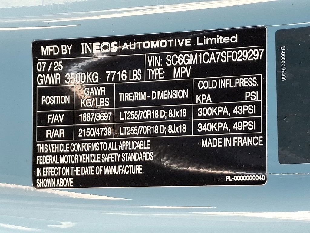 New 2025 INEOS Grenadier Fieldmaster Edition image 10