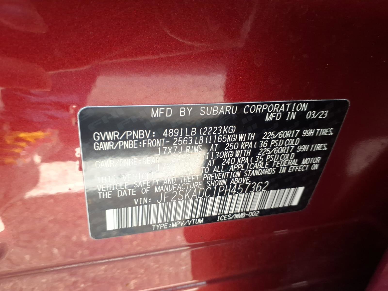 Certified 2023 Subaru Forester Premium image 30