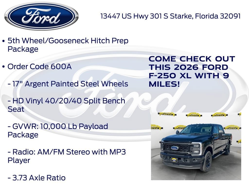 New 2026 Ford F250 XL w/ STX Appearance Package AWD/4WD image 20