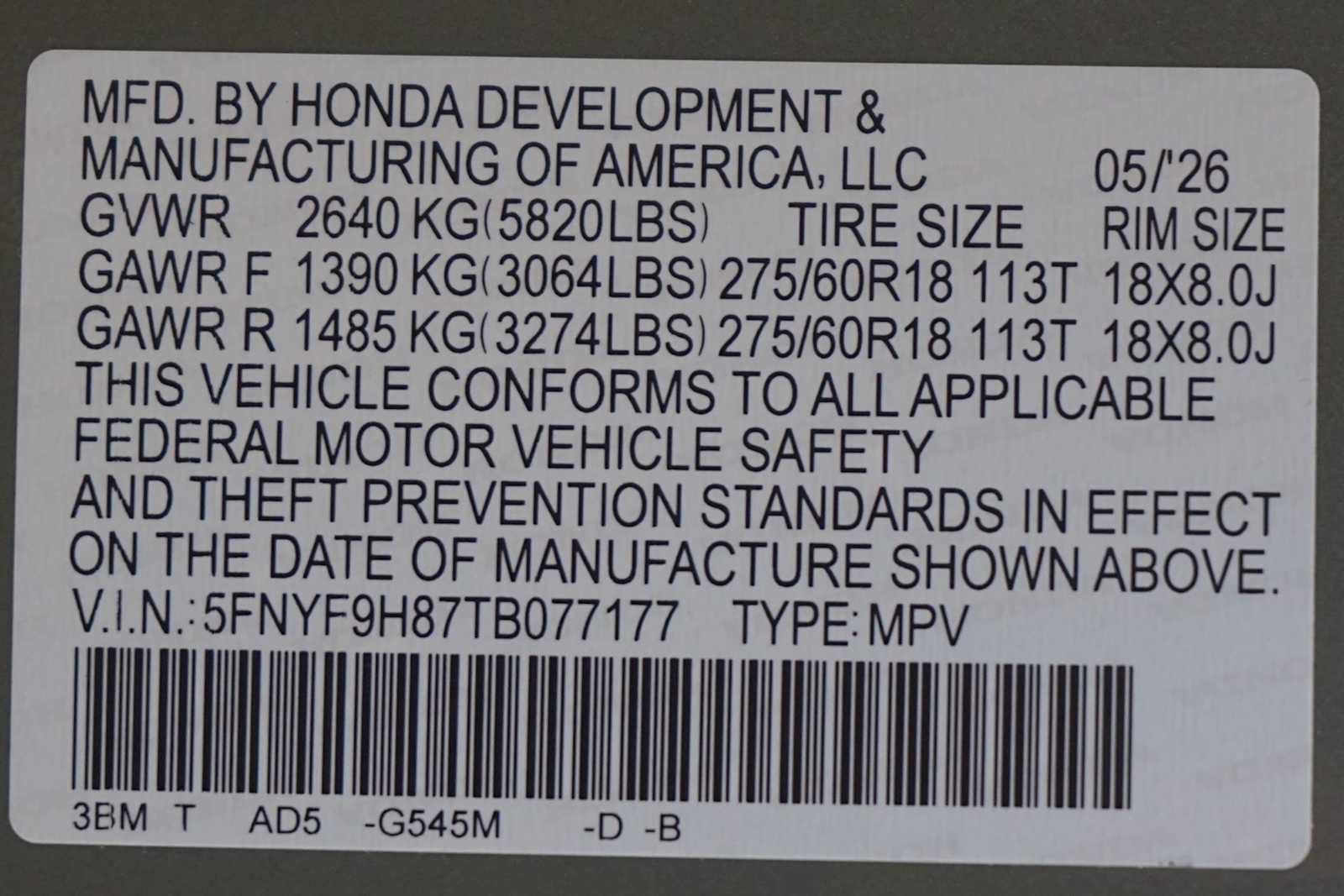 Used 2026 Honda Passport TrailSport Elite image 30