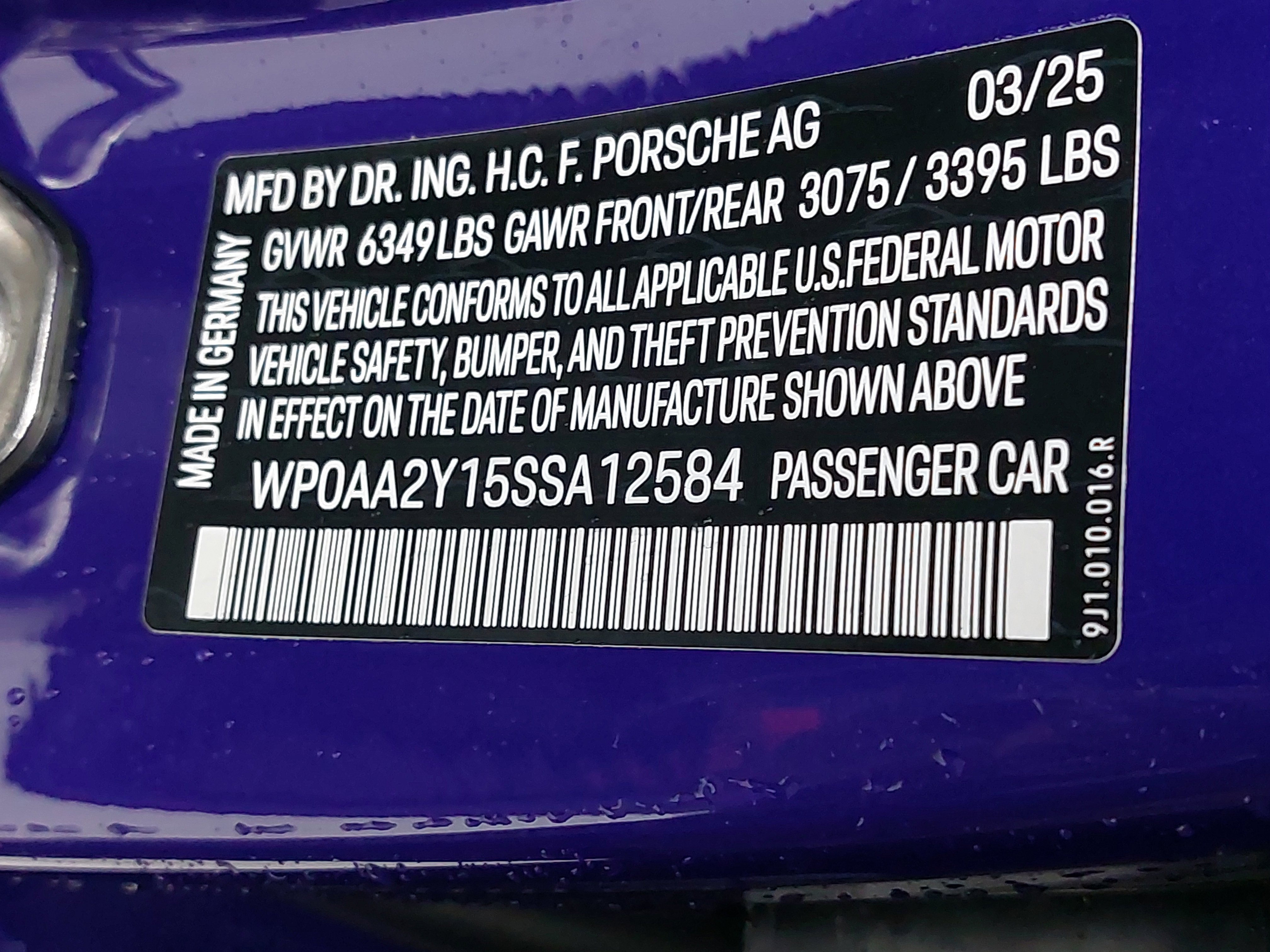 New 2025 Porsche Taycan image 38