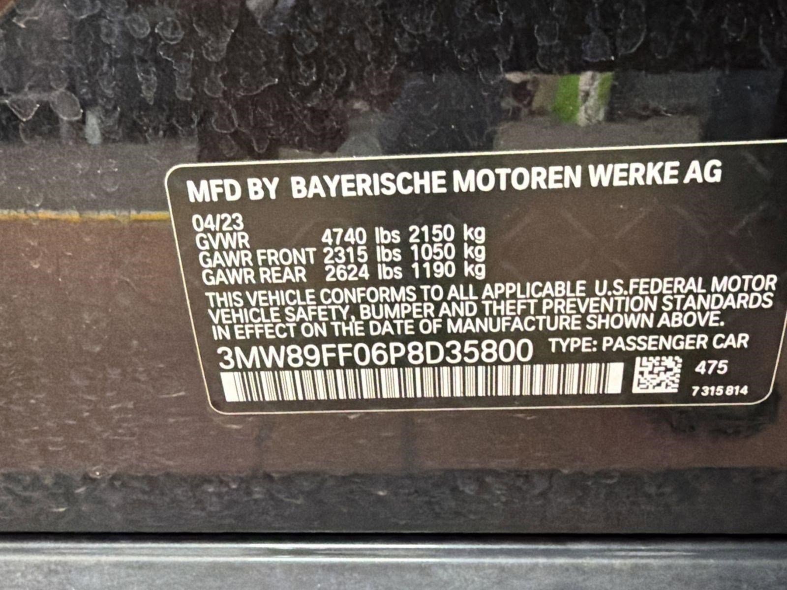 Certified 2023 BMW 330i xDrive Sedan w/ M Sport Package image 13