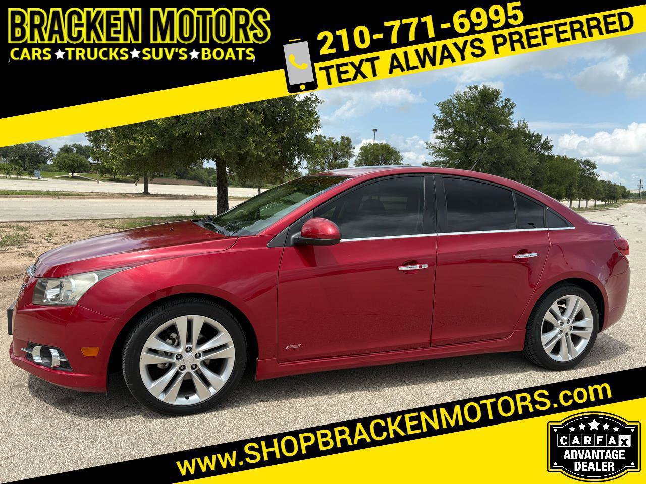 Used 2012 Chevrolet Cruze LTZ w/ RS Package