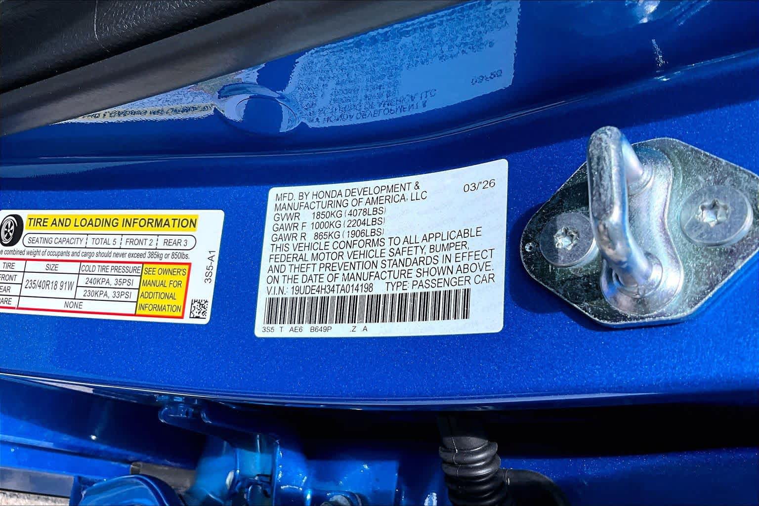 Certified 2026 Acura Integra A-Spec FWD image 22