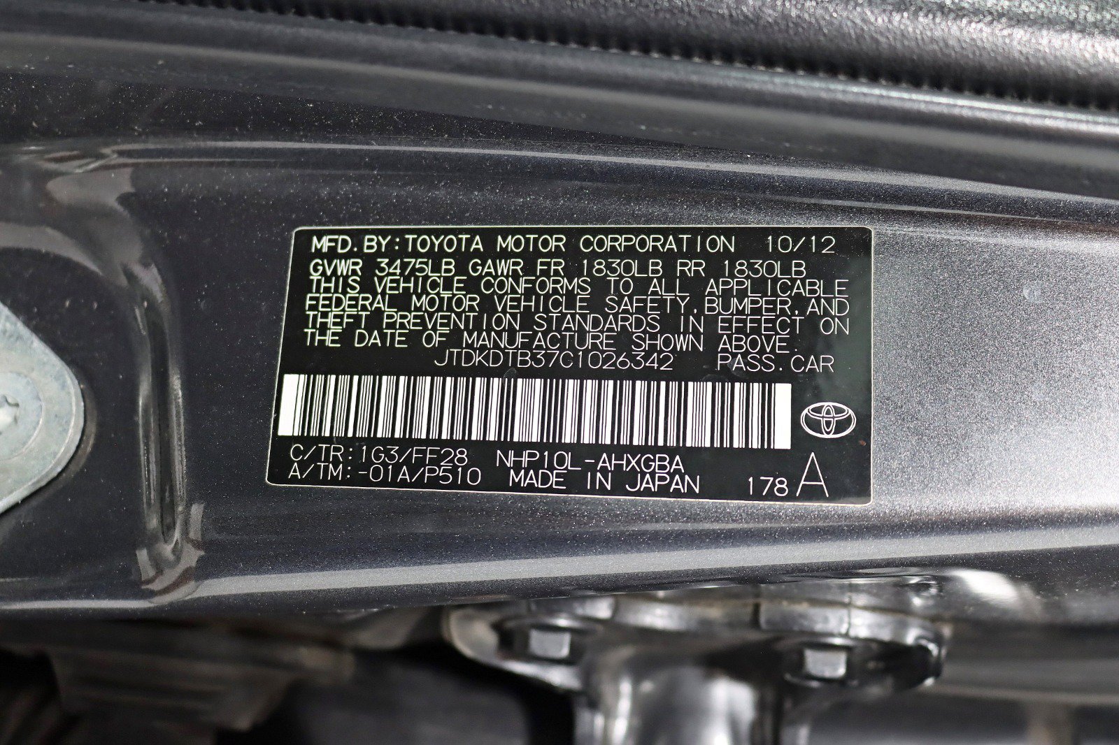 Used 2012 Toyota Prius C Three FWD image 33