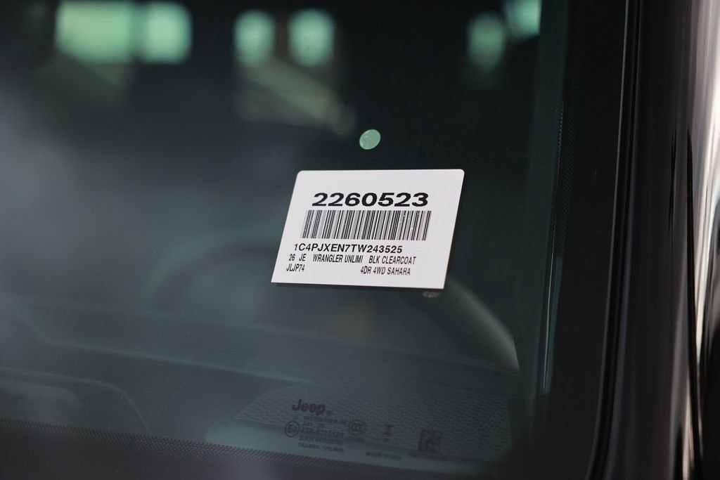 New 2026 Jeep Wrangler Unlimited Sahara AWD/4WD image 39