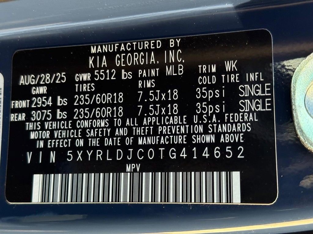 New 2026 Kia Sorento S w/ S Panoramic Sunroof Package image 23